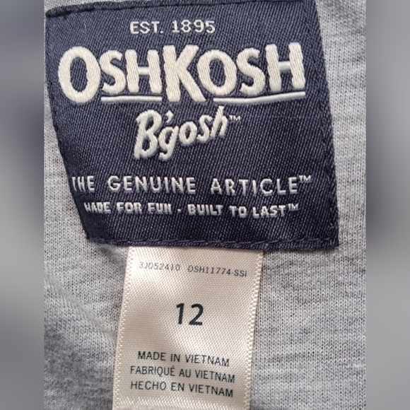 OshKosh B'gosh Boy's Colorblock Jacket  Size 12 - Picture 4 of 4